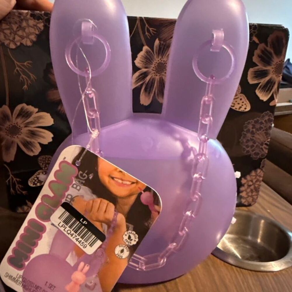 Mini glam make up bag bunny style